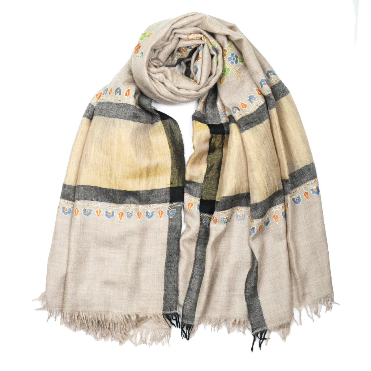 Which country is famous for pashmina shawls