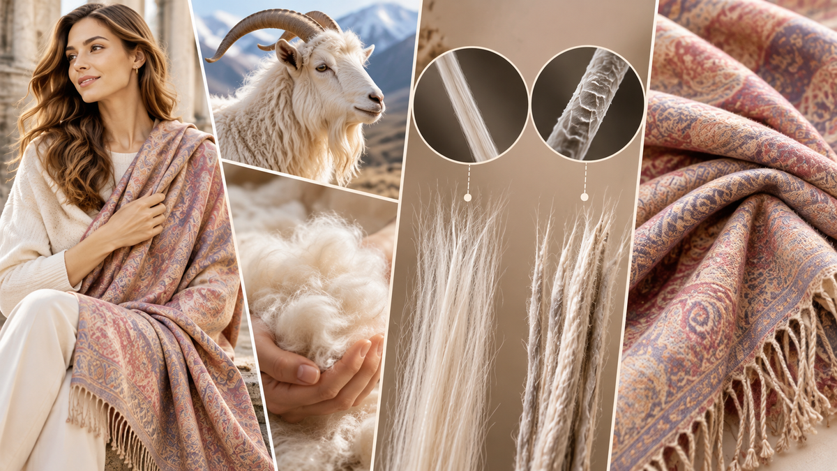 What does 16-micron Pashmina mean? What is fibre fineness?