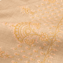 Embroidered Pashmina Stole - Natural