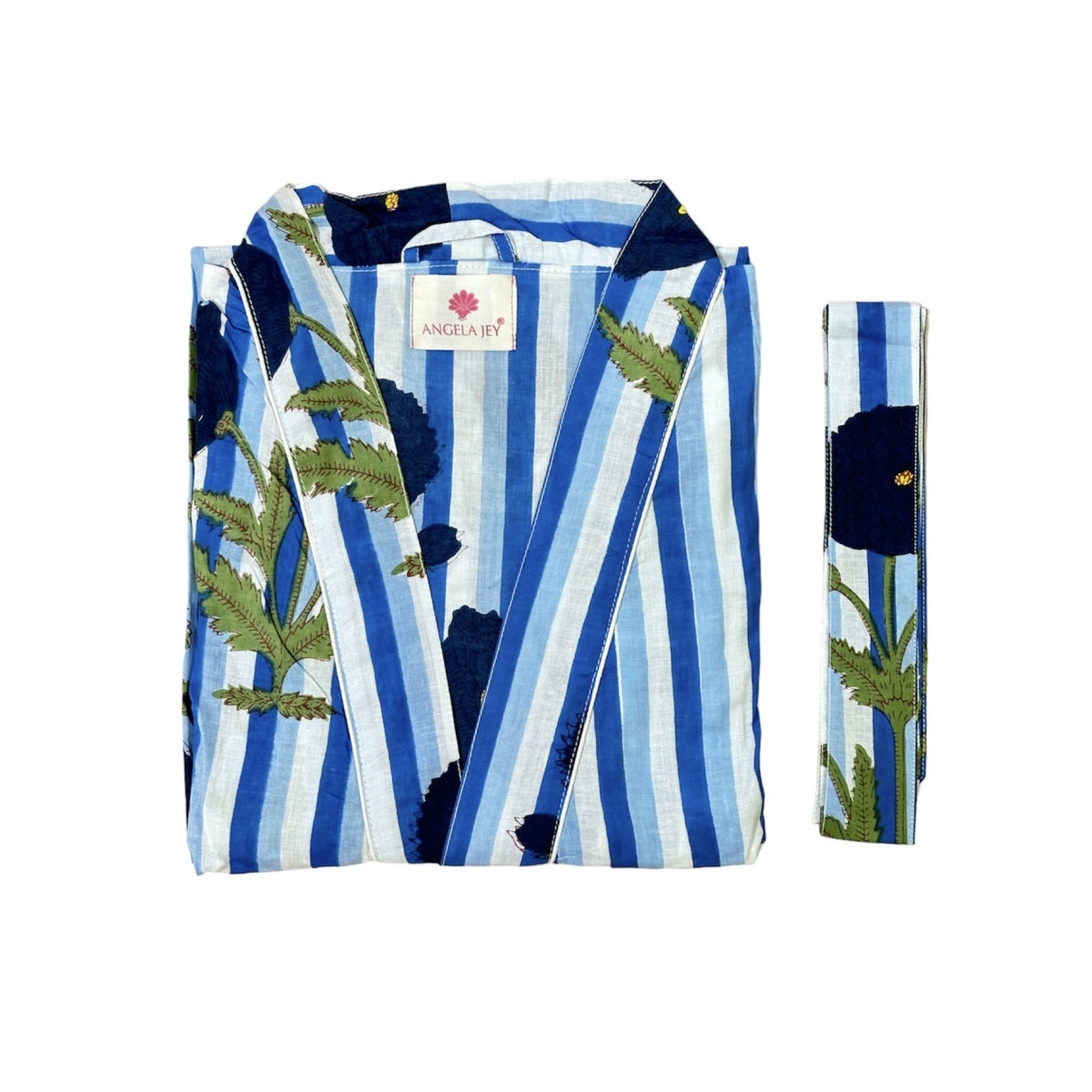 Shop Hand Block Printed Robes Online [100% Cotton] – ANGELA JEY