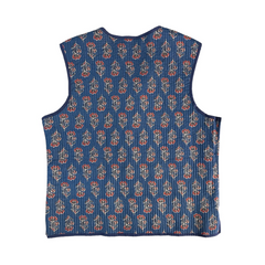 Quilted Vest - Dark Blue