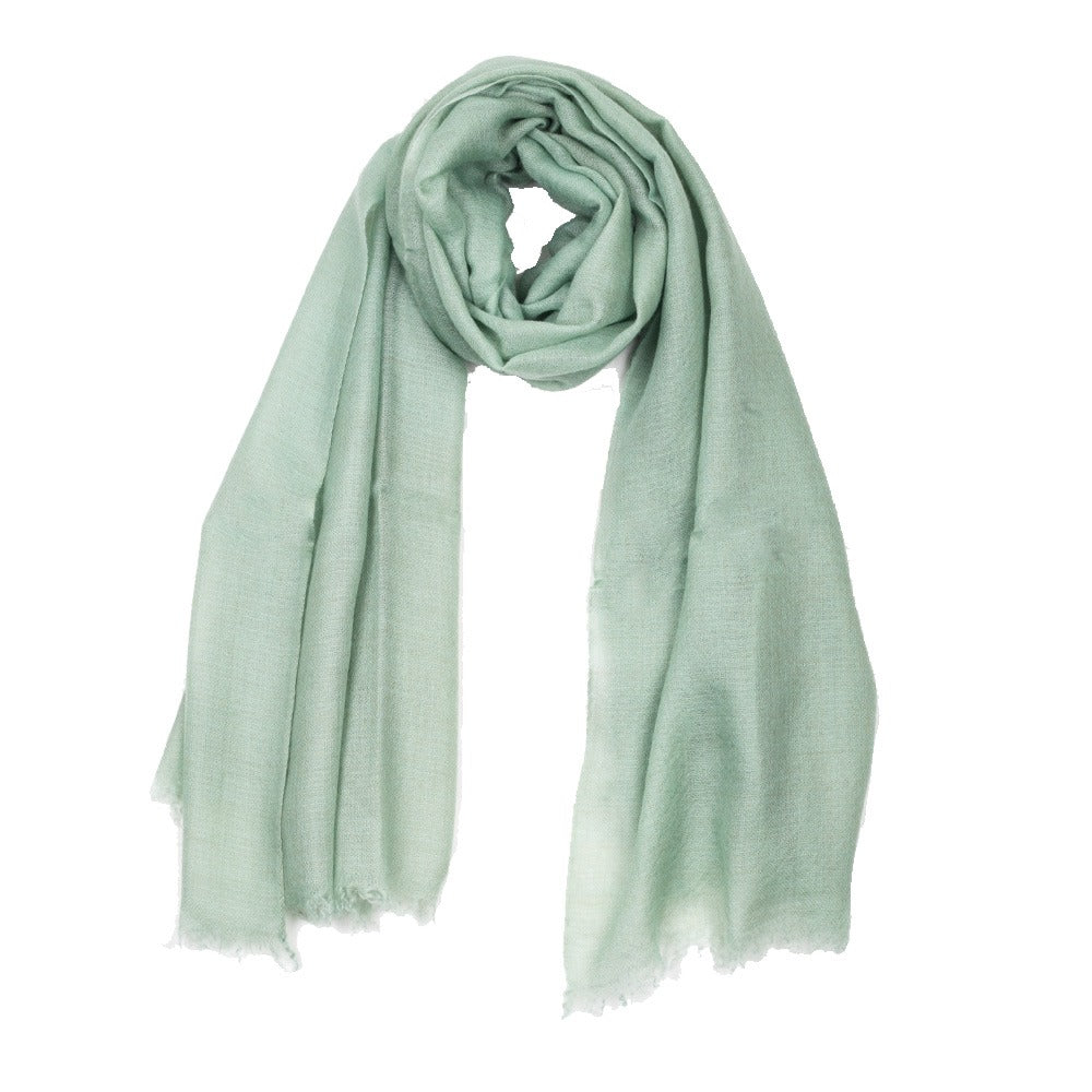 Plain Pashmina Stole - Water Colour
