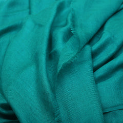 Sheer Plain Pashmina Stole - Adriatic Sea Blue