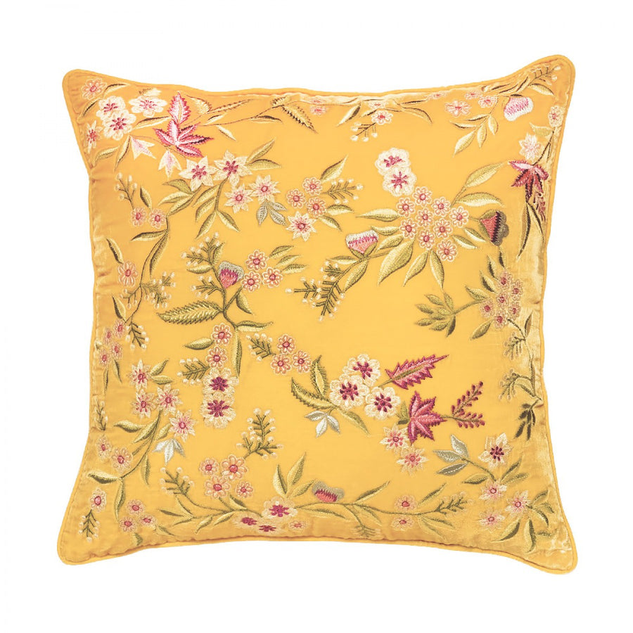 Designer Embroidered Cushion Cover - Tuscan Sun