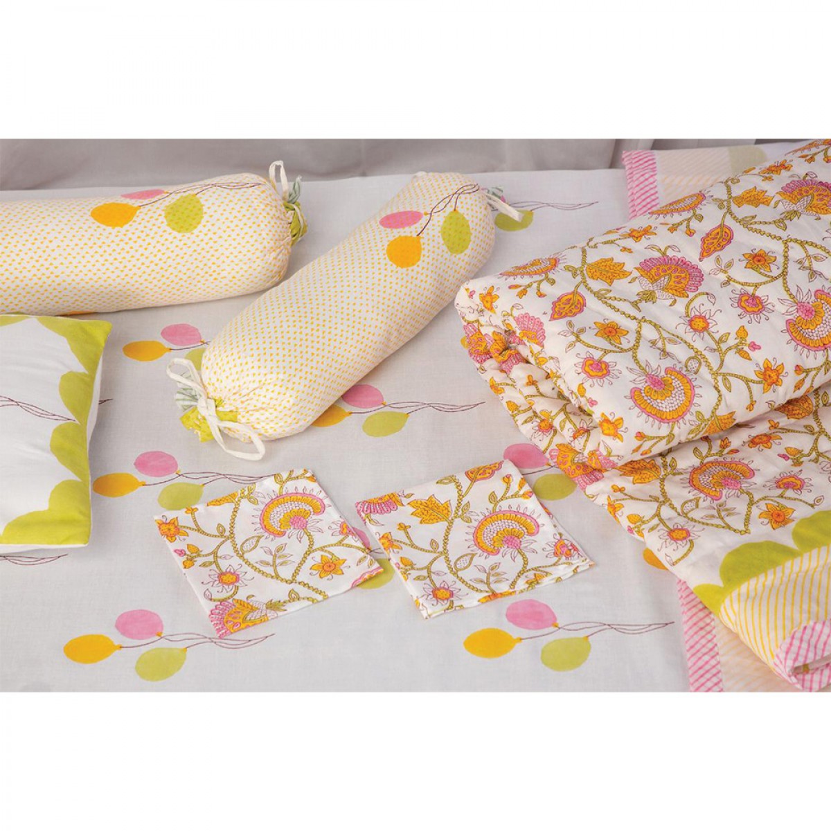 Baby Quilts Set - Balloon ( set of 6 )