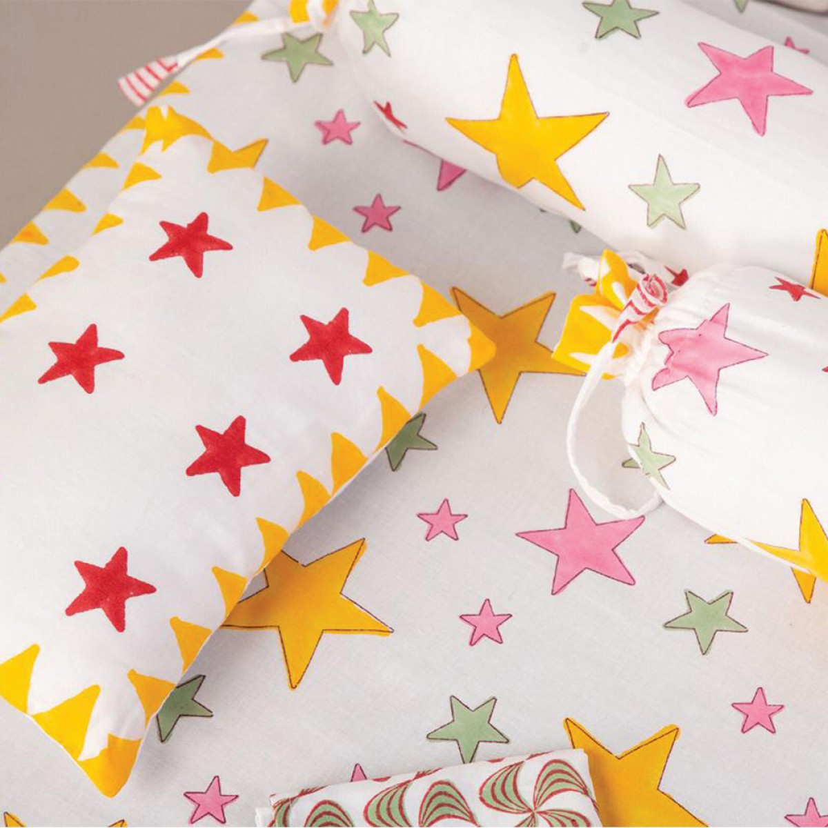 Baby Quilts Set - Multi Star ( set of 6 )