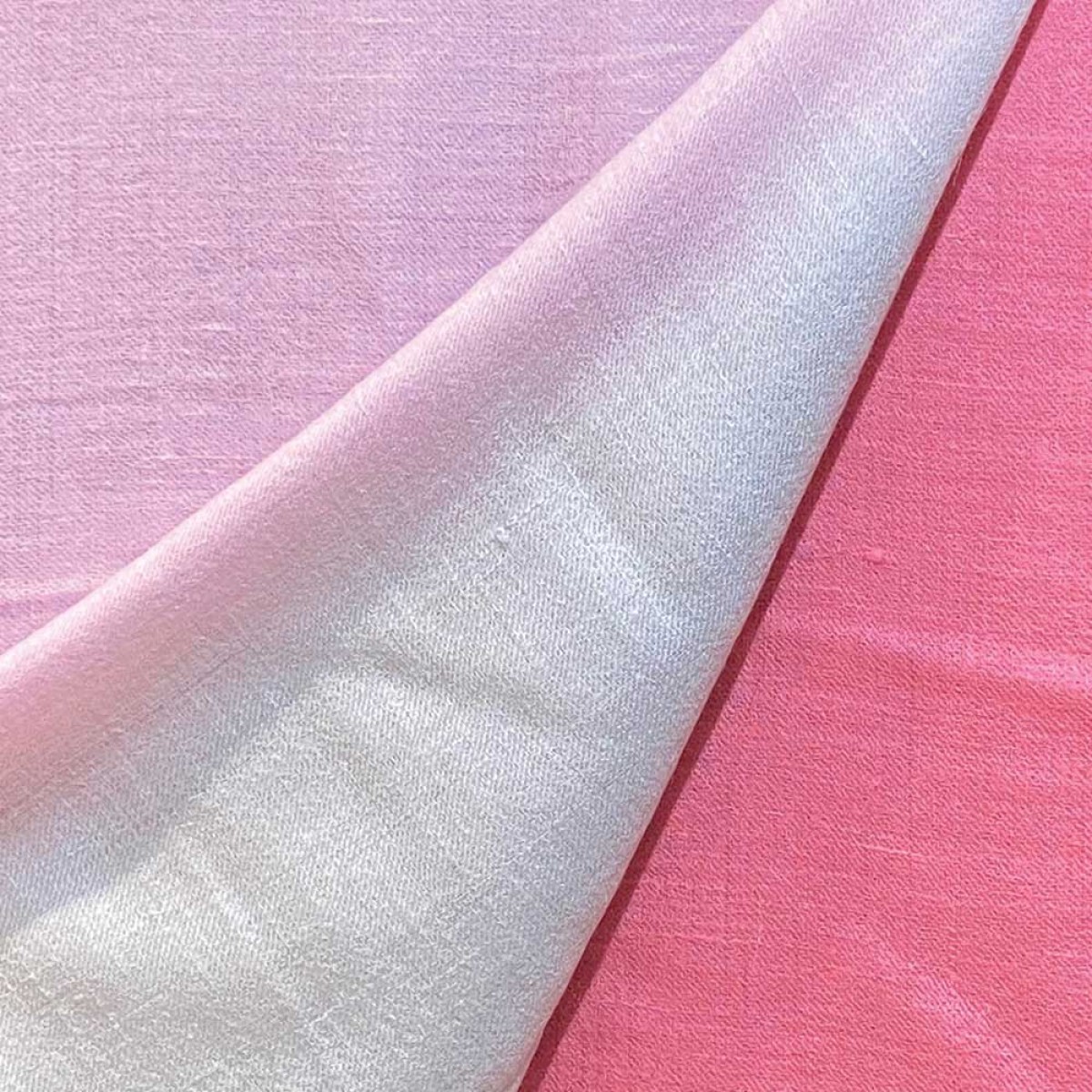 Ombre Pashmina Shawl - Pink & Light Grey