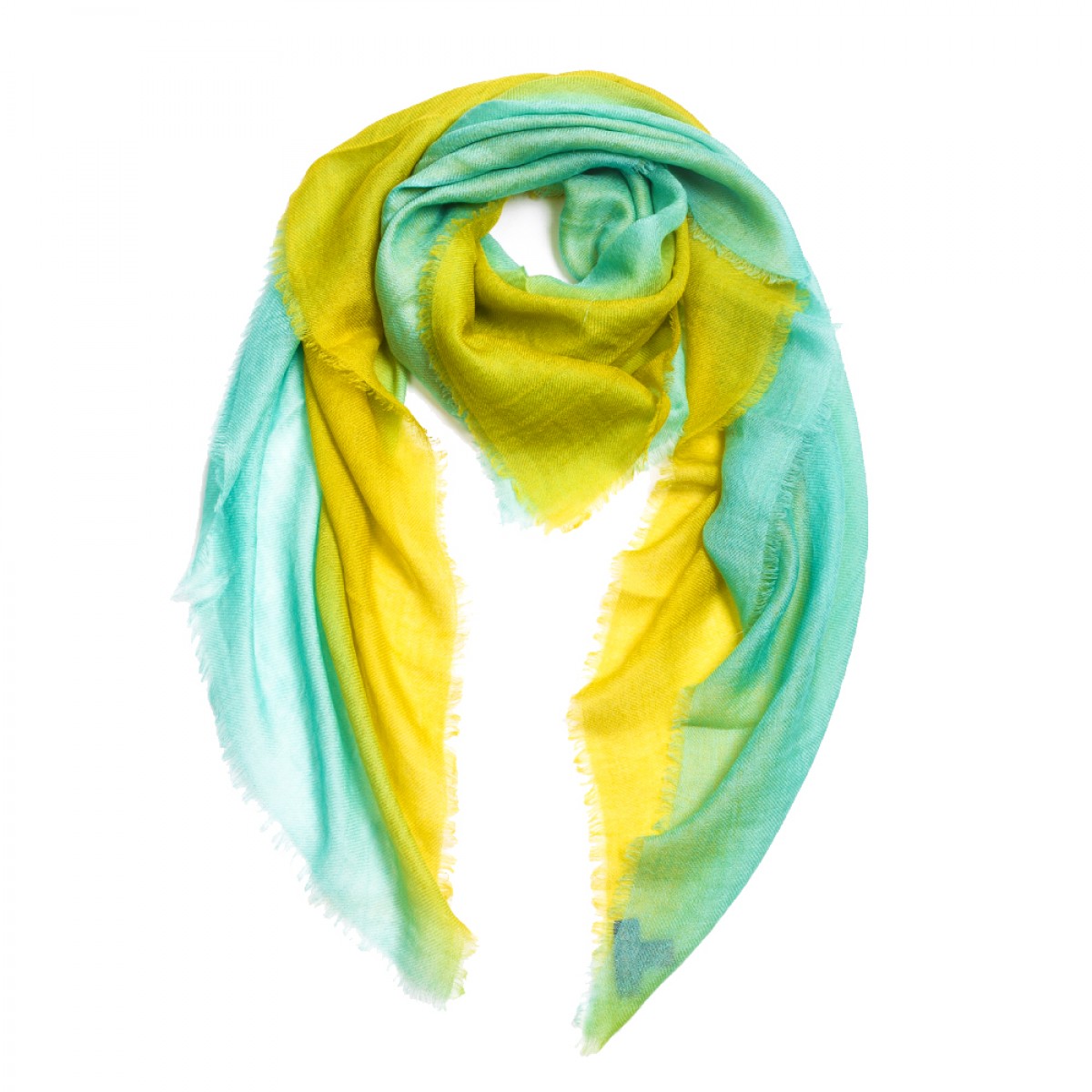 Ombre Pashmina Stole - Eve Mustard Yellow