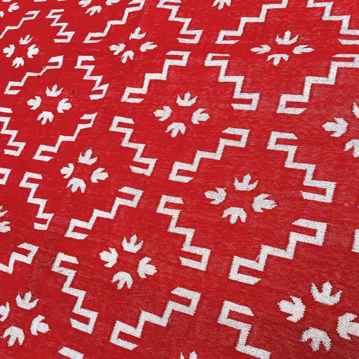 Cotton Floor Rugs - Red Cherry (Made to Order)