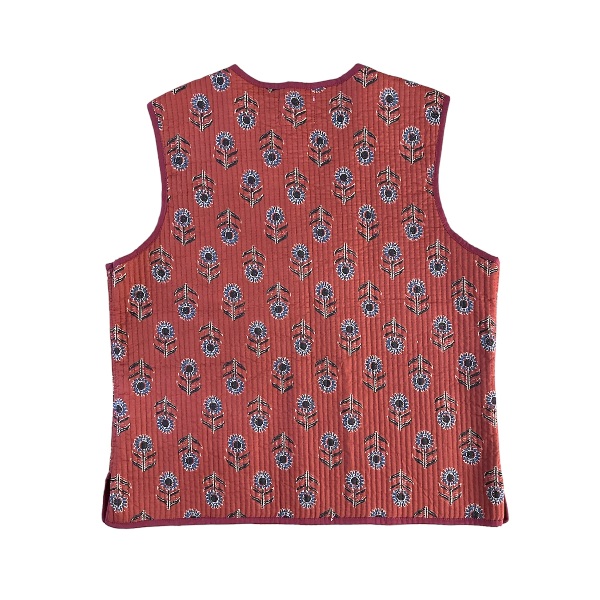 Quilted Vest - Red